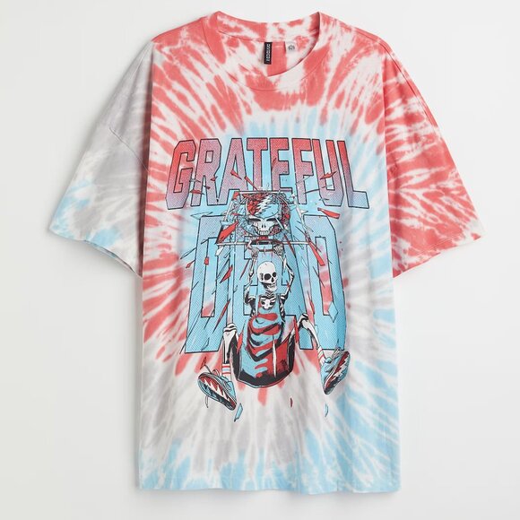 Divided Other - Grateful Dead Slam Your Face Tie Dye H&M Official T-Shirt 4XL XXXXL NWT